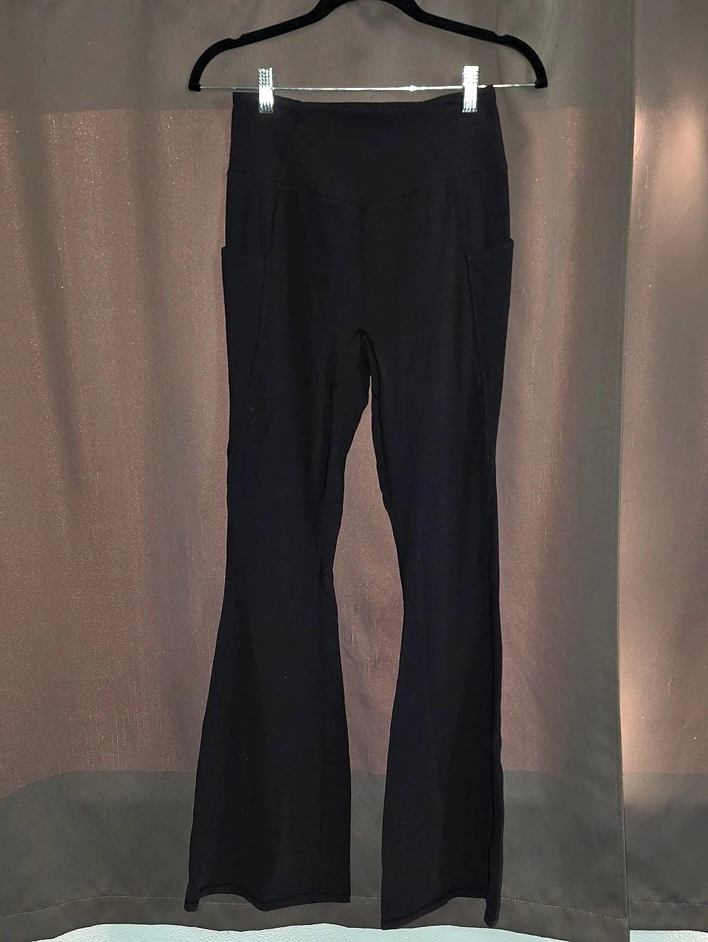 BuffBunny Collection Contour Pocket Flare Legging Black Large